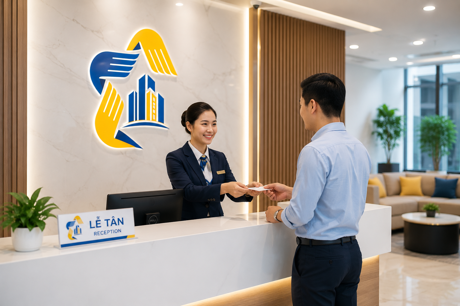 Dịch vụ lễ tân, chăm sóc khách hàng